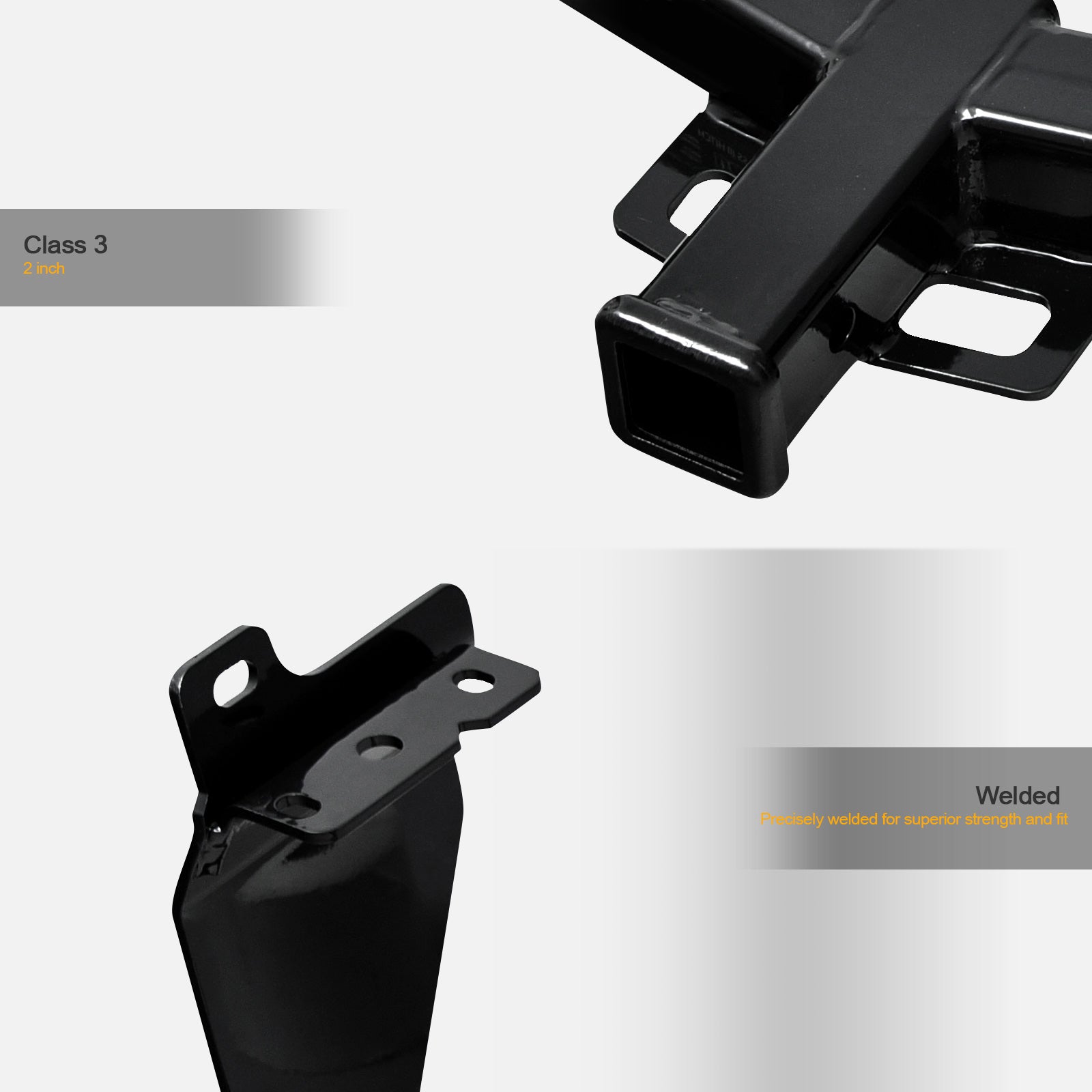 2014-2019 Jeep Cherokee Class 3 Trailer Hitch - Black | MPN 13171