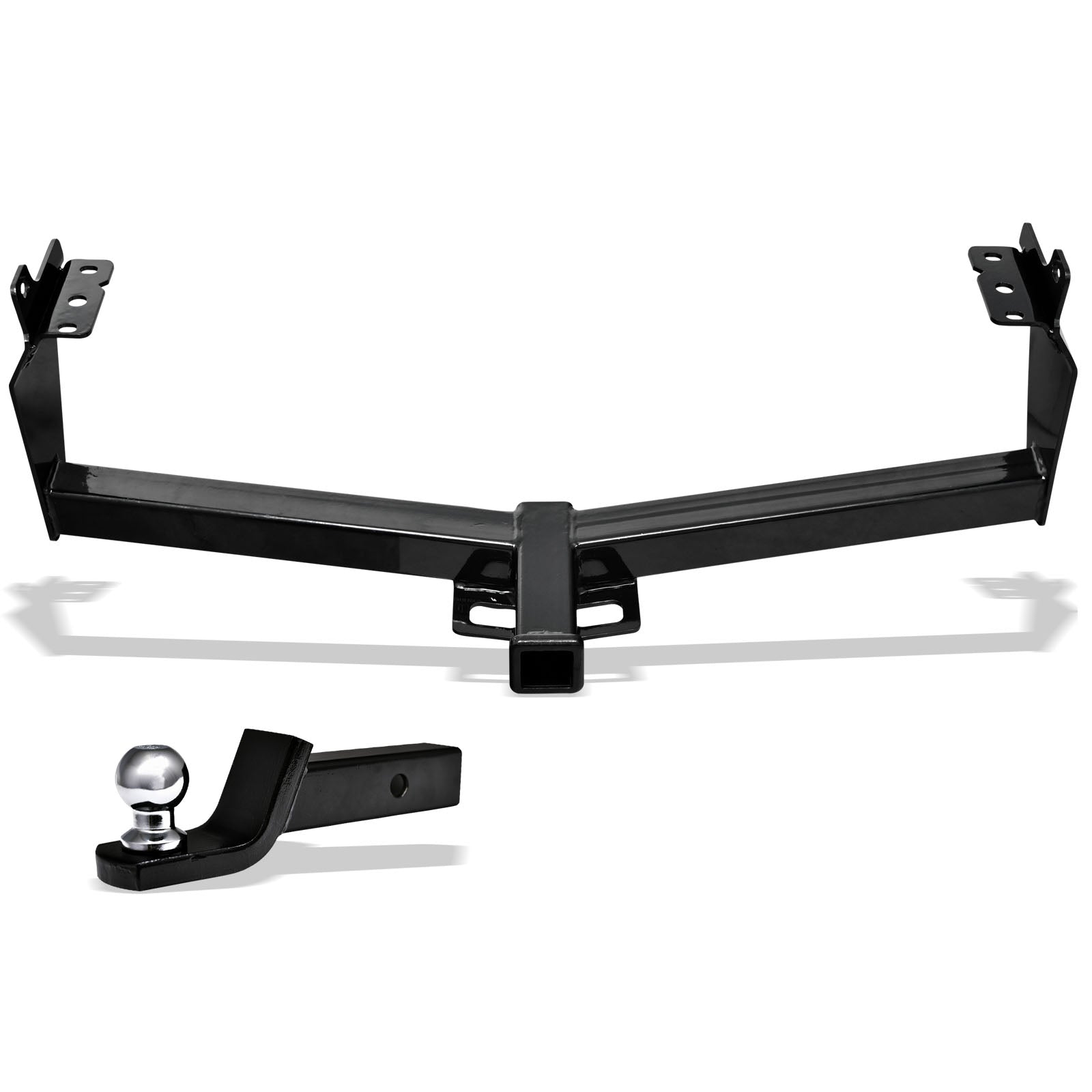 2014-2019 Jeep Cherokee Class 3 Trailer Hitch w/ Ball Mount - CURT