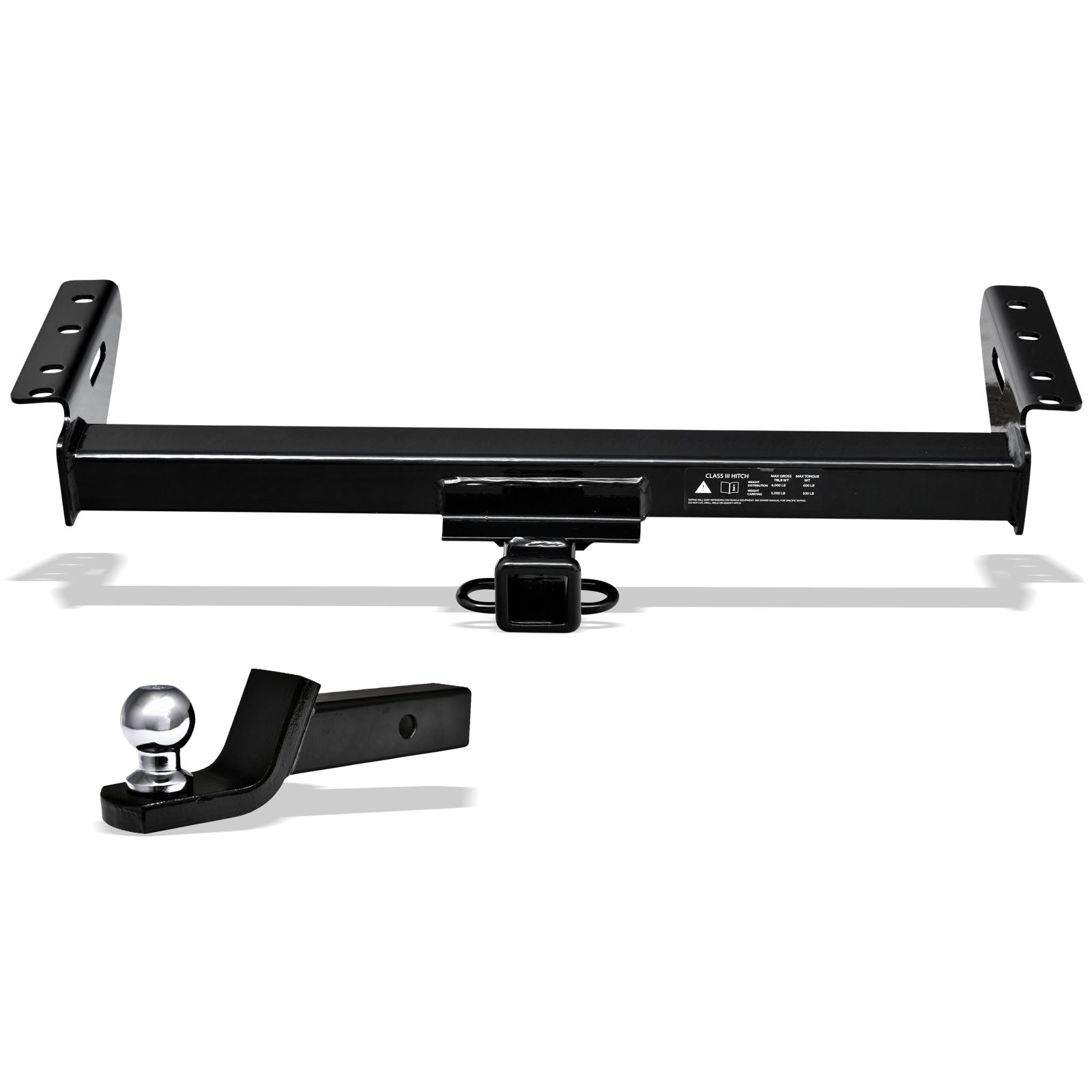 1984-2001 Jeep Cherokee Class 3 Trailer Hitch w/ Ball Mount - CURT
