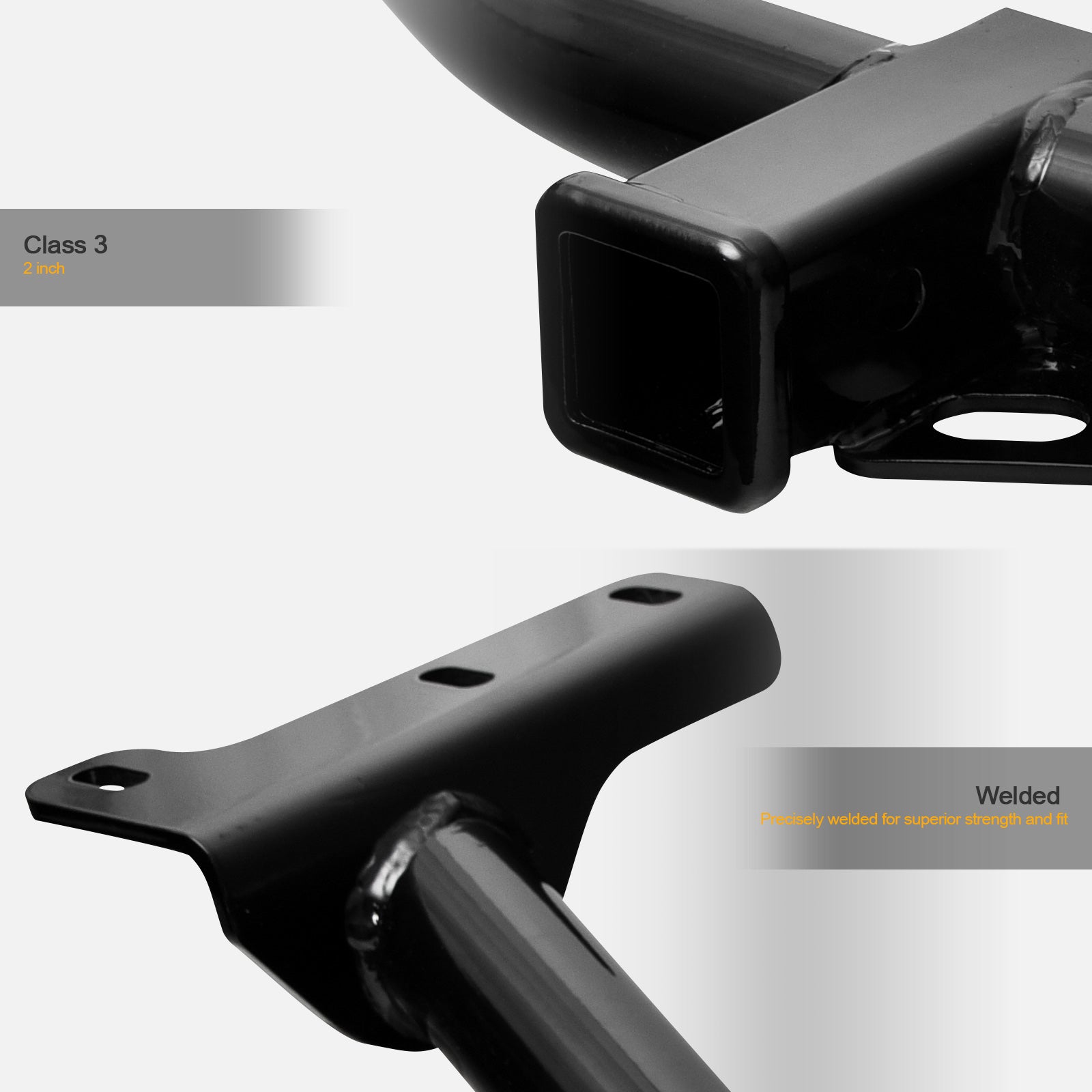 2009-2020 Dodge Journey Class 3 Trailer Hitch - Black