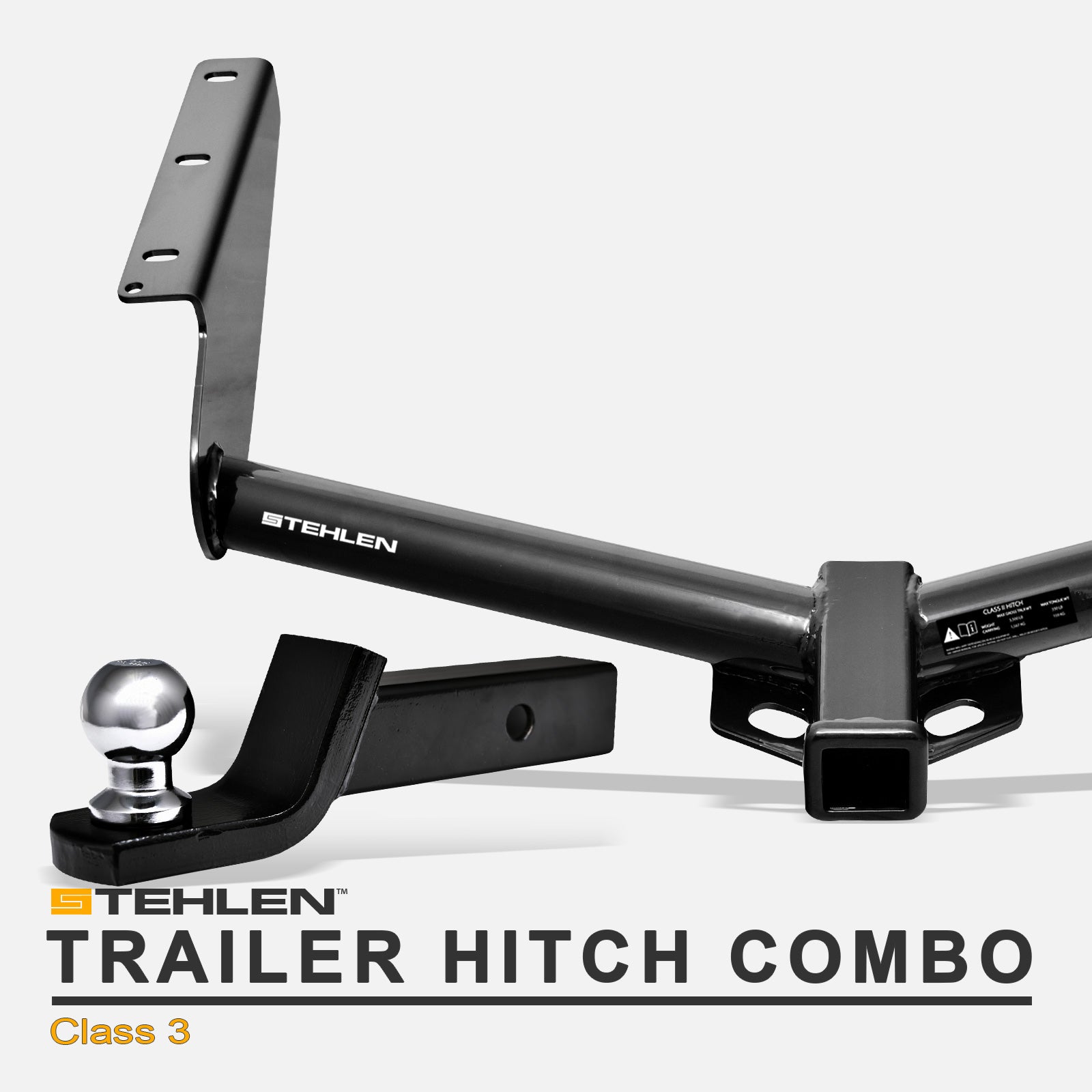 2008-2012 Jeep Liberty Class 3 Trailer Hitch w/ Ball Mount - CURT