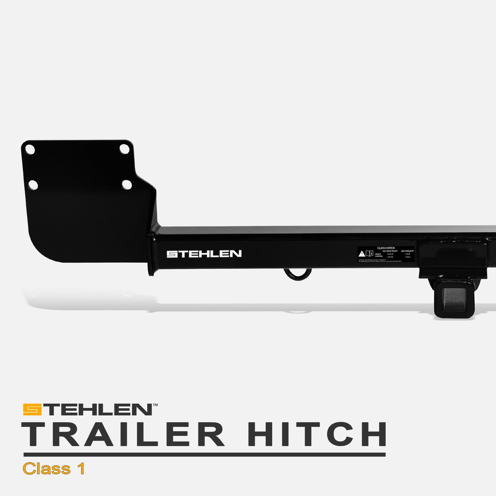2007-2010 Mini Cooper S Class 1 Trailer Hitch - Black