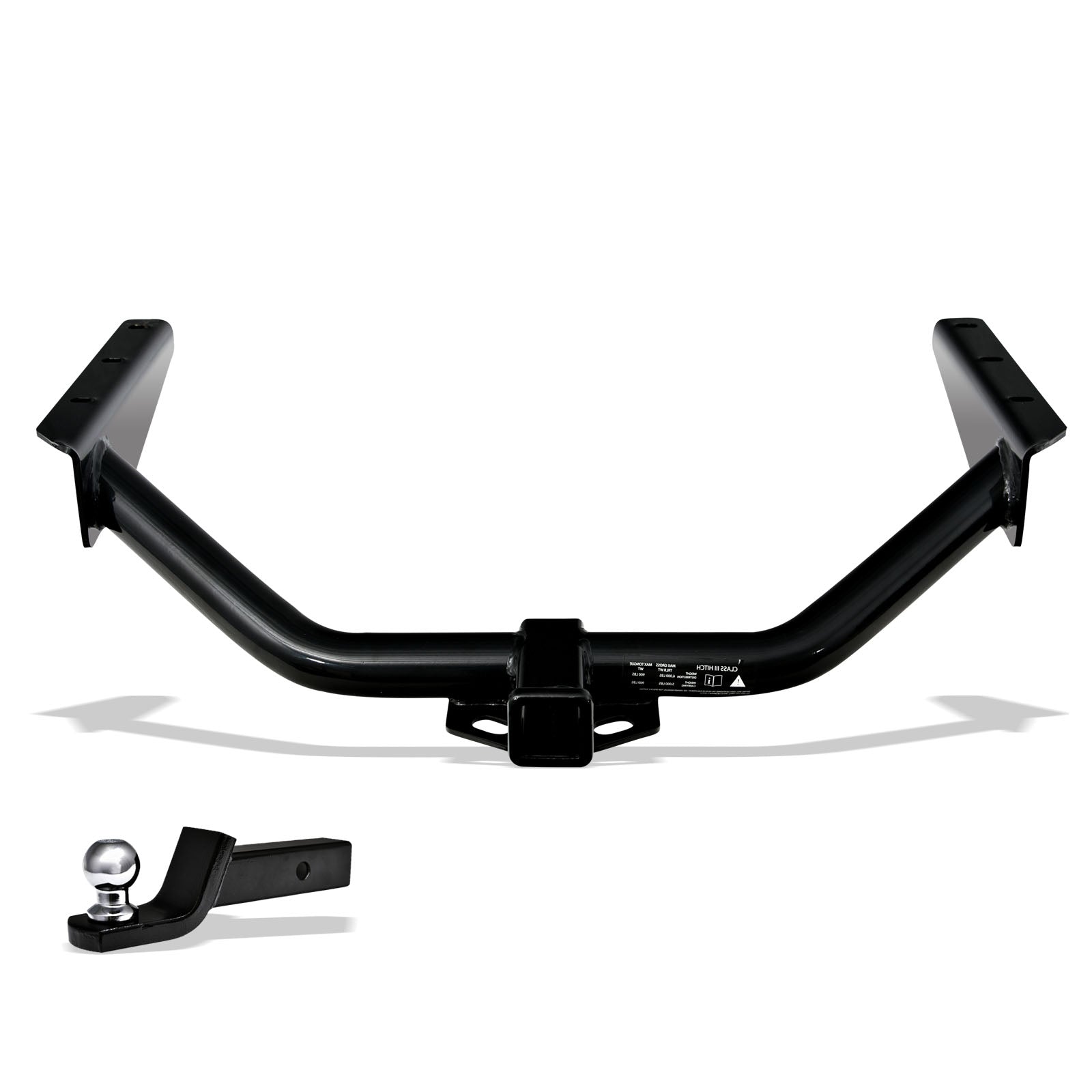2007-2011 Dodge Nitro Class 3 Trailer Hitch w/ Ball Mount - CURT