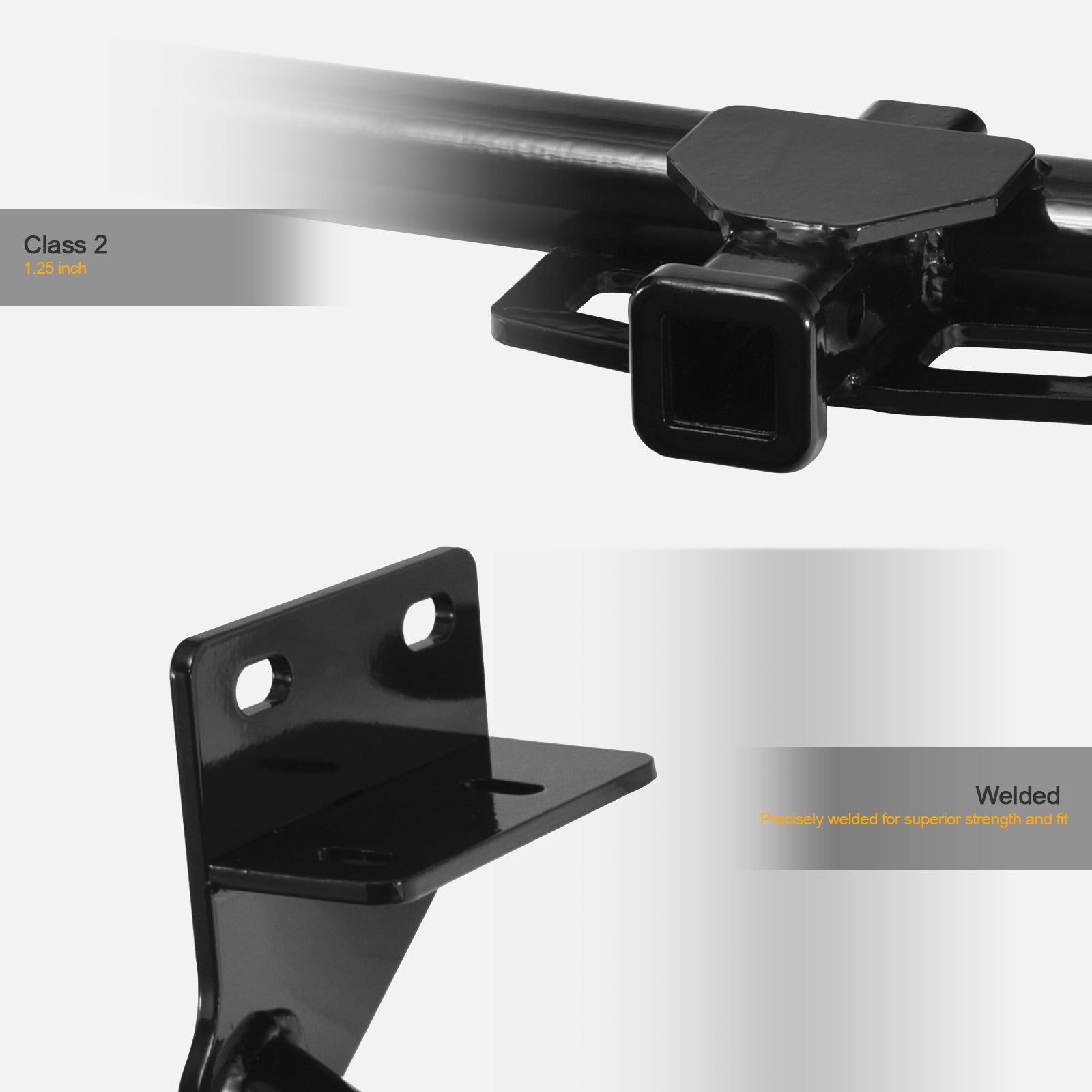 Class 2 Trailer Hitch Black - Kia Sorento & Hyundai Santa Fe Sport