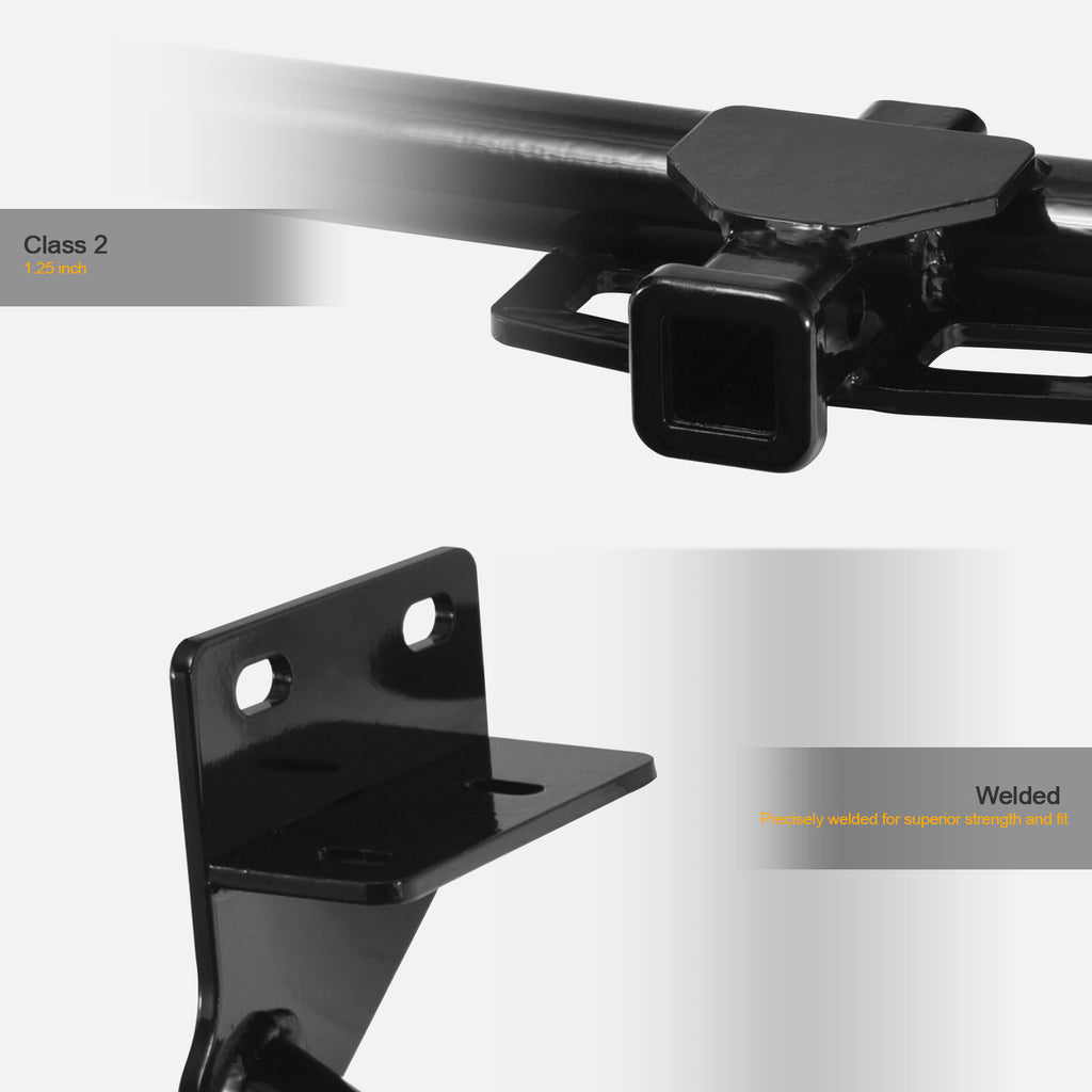 2014-2015 Kia Sorento Class 2 Trailer Hitch & Wiring Combo - Black