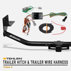 2014-2015 Kia Sorento Class 2 Trailer Hitch & Wiring Combo - Black