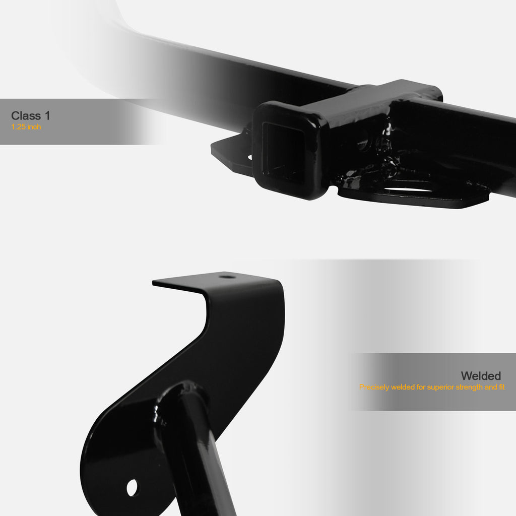 2012-2016 Hyundai Veloster Class 1 Trailer Hitch - Black
