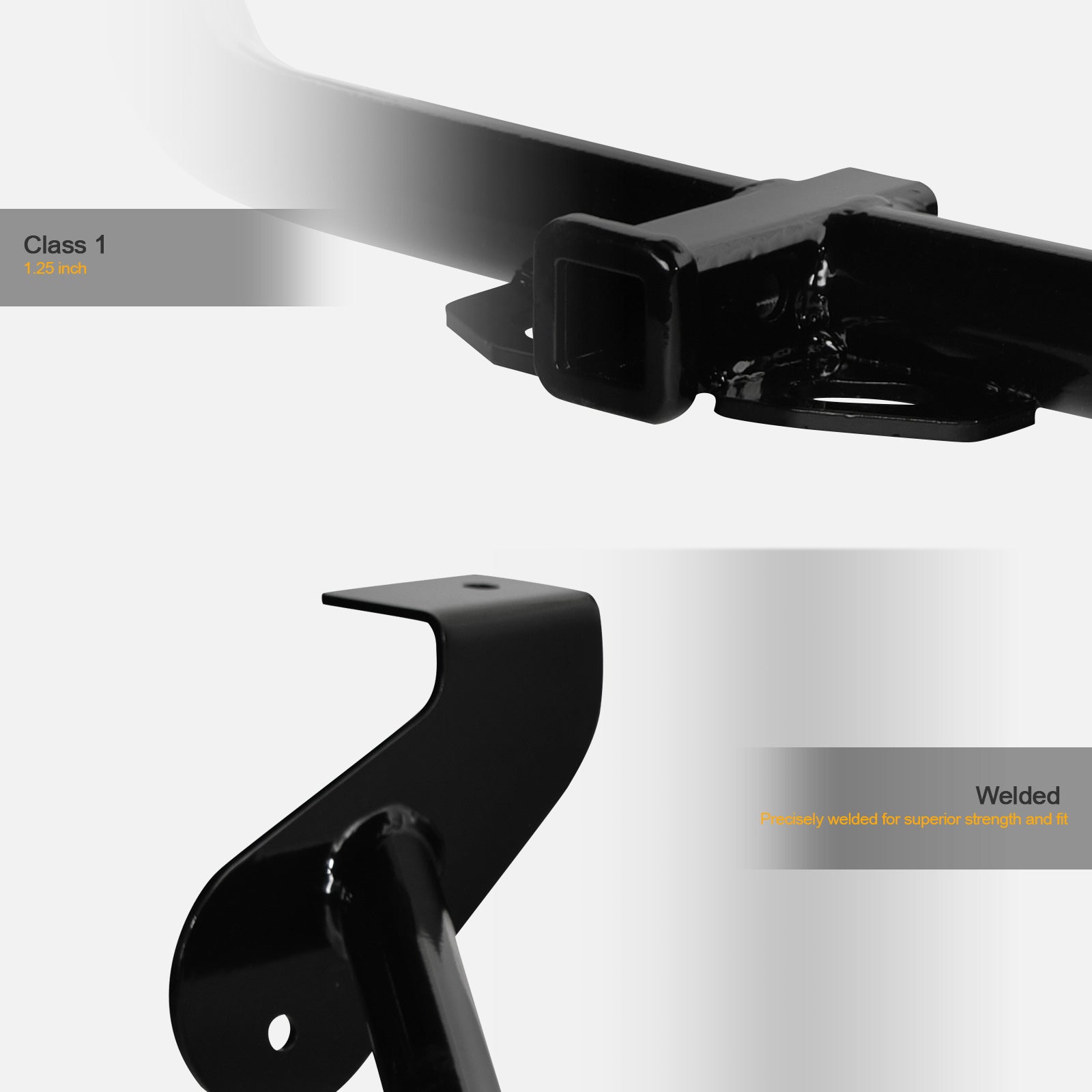 2012-2016 Hyundai Veloster Class 1 Trailer Hitch - Black