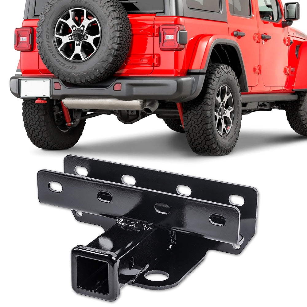 2007-2024 Jeep Wrangler JK & JL 2" Trailer Hitch Receiver Class 3