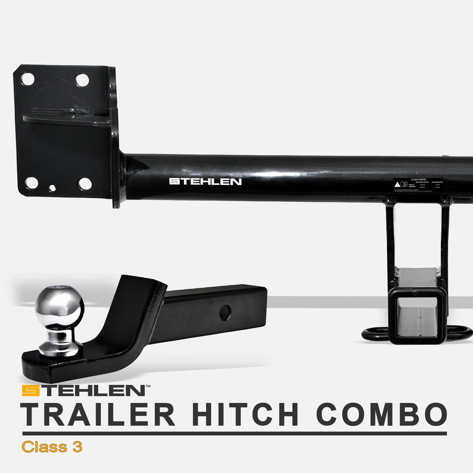 2007-2019 BMW X5 X6 Class 3 Trailer Hitch & Ball Mount Kit - CURT