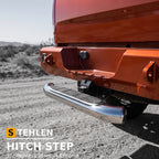 Universal 3" Stainless Steel Hitch Step for 2" Receivers — Chrome