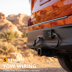 Trailer Wiring Harness w/ 4-Way Flat T-Connector