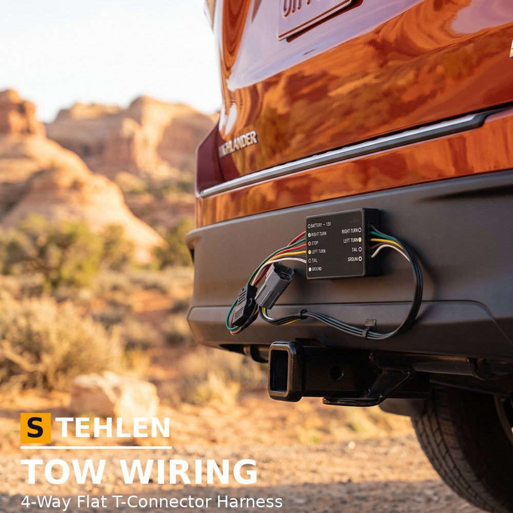 Trailer Wiring Harness w/ 4-Way Flat T-Connector