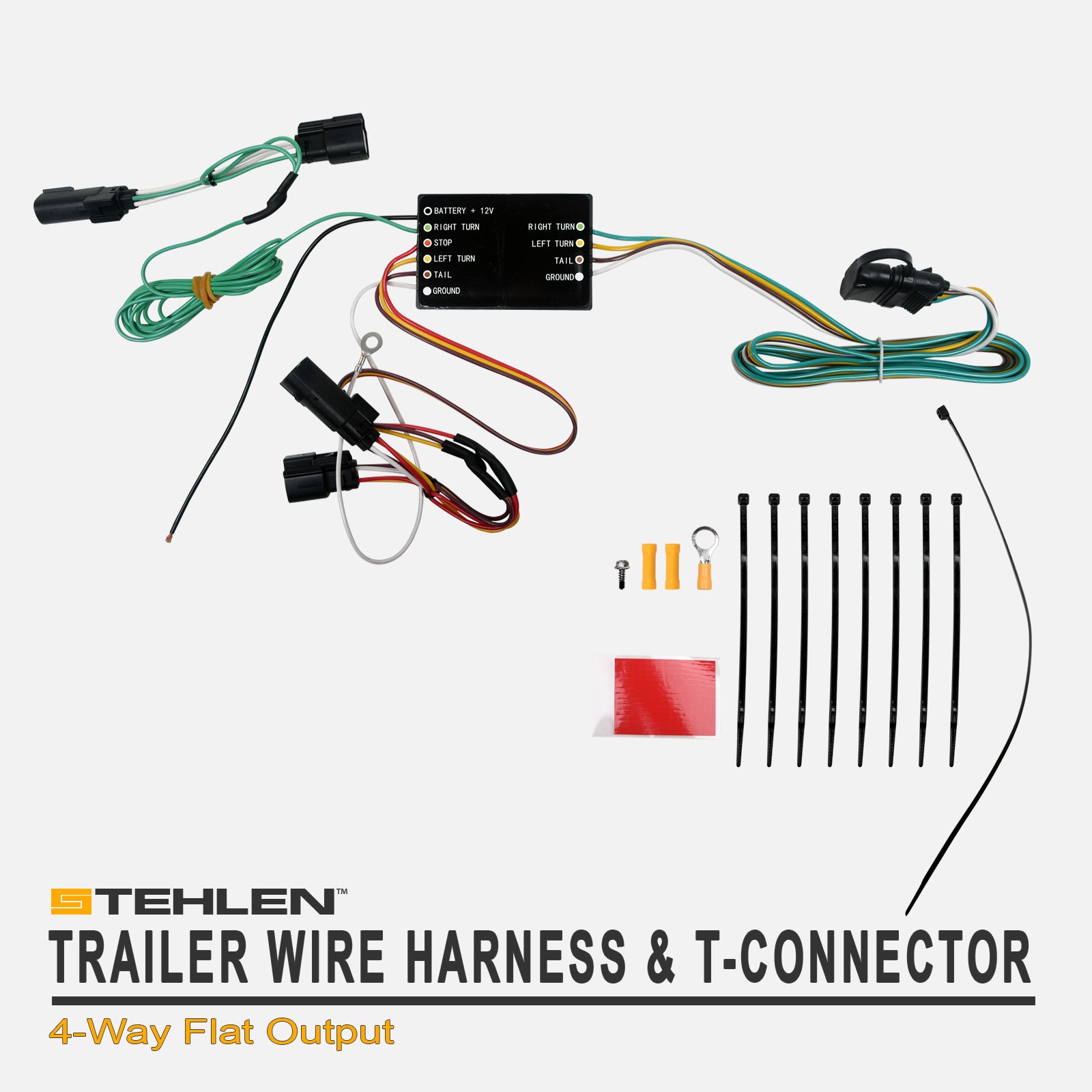 2013-2016 Ford Escape Trailer Wiring Harness 4-Way T-Connector