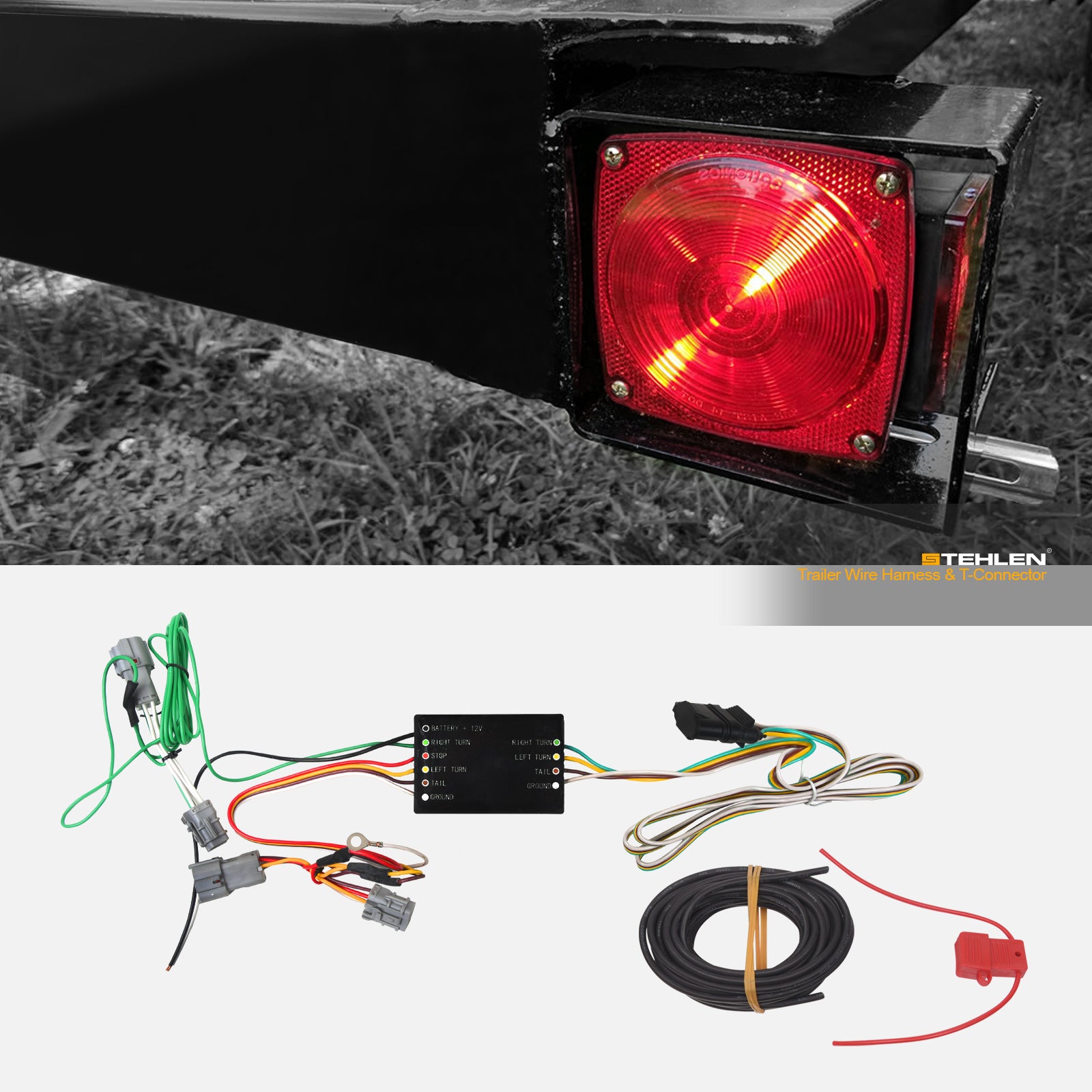 2010-2013 Kia Soul Class 1 Trailer Hitch & Wiring Combo - Black