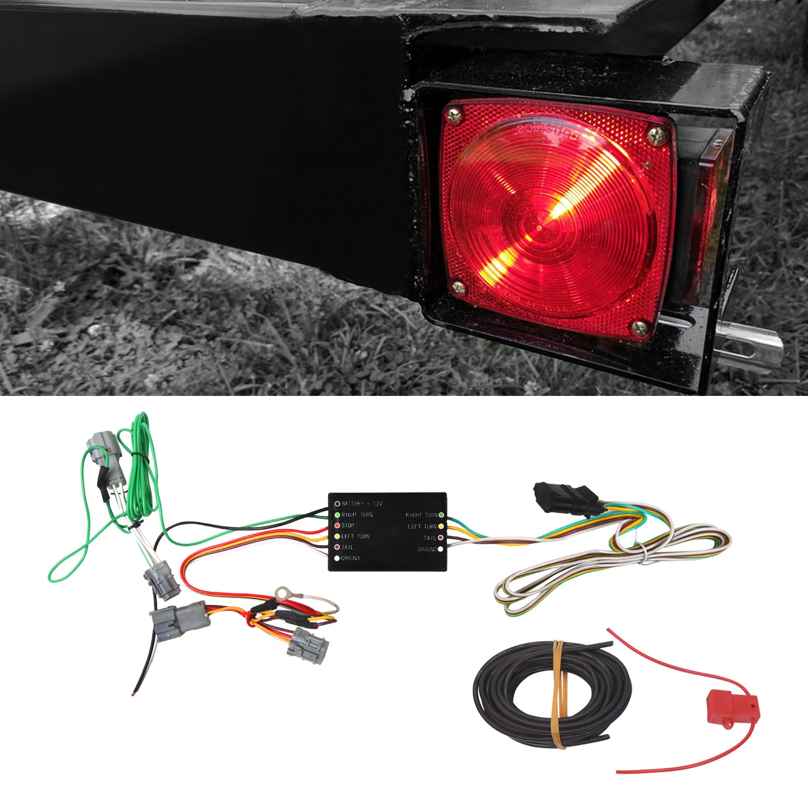 Kia Soul & Rondo Trailer Wiring Harness 4-Way T-Connector - 56220