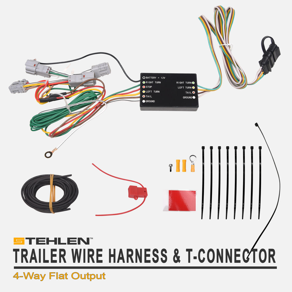 2010-2017 Hyundai Tucson Trailer Wiring Harness 4-Way T-Connector