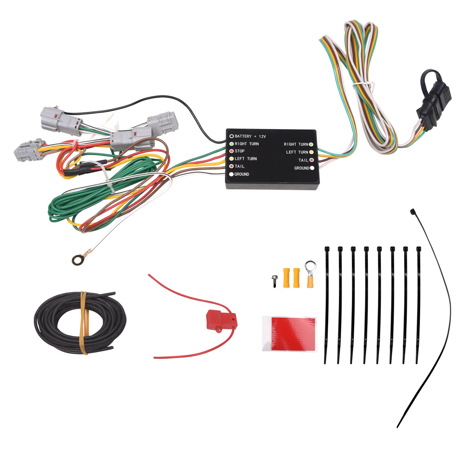 2010-2017 Hyundai Tucson Trailer Wiring Harness 4-Way T-Connector